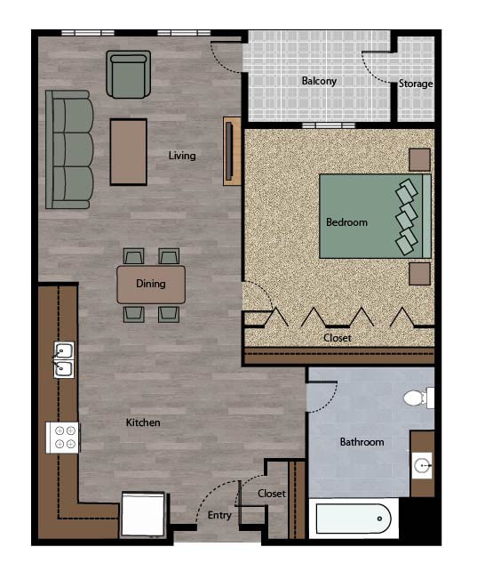 Floor Plans of Adelante, a Mutual Housing Community in Davis, CA
